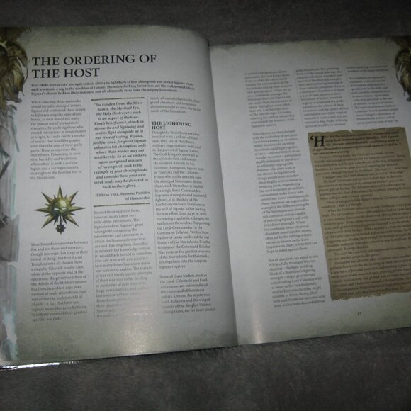 Warhammer Hardcover Book 40,000 40K Order Battletome: Stormcast Eternals 2409A7 - Picture 9 of 13